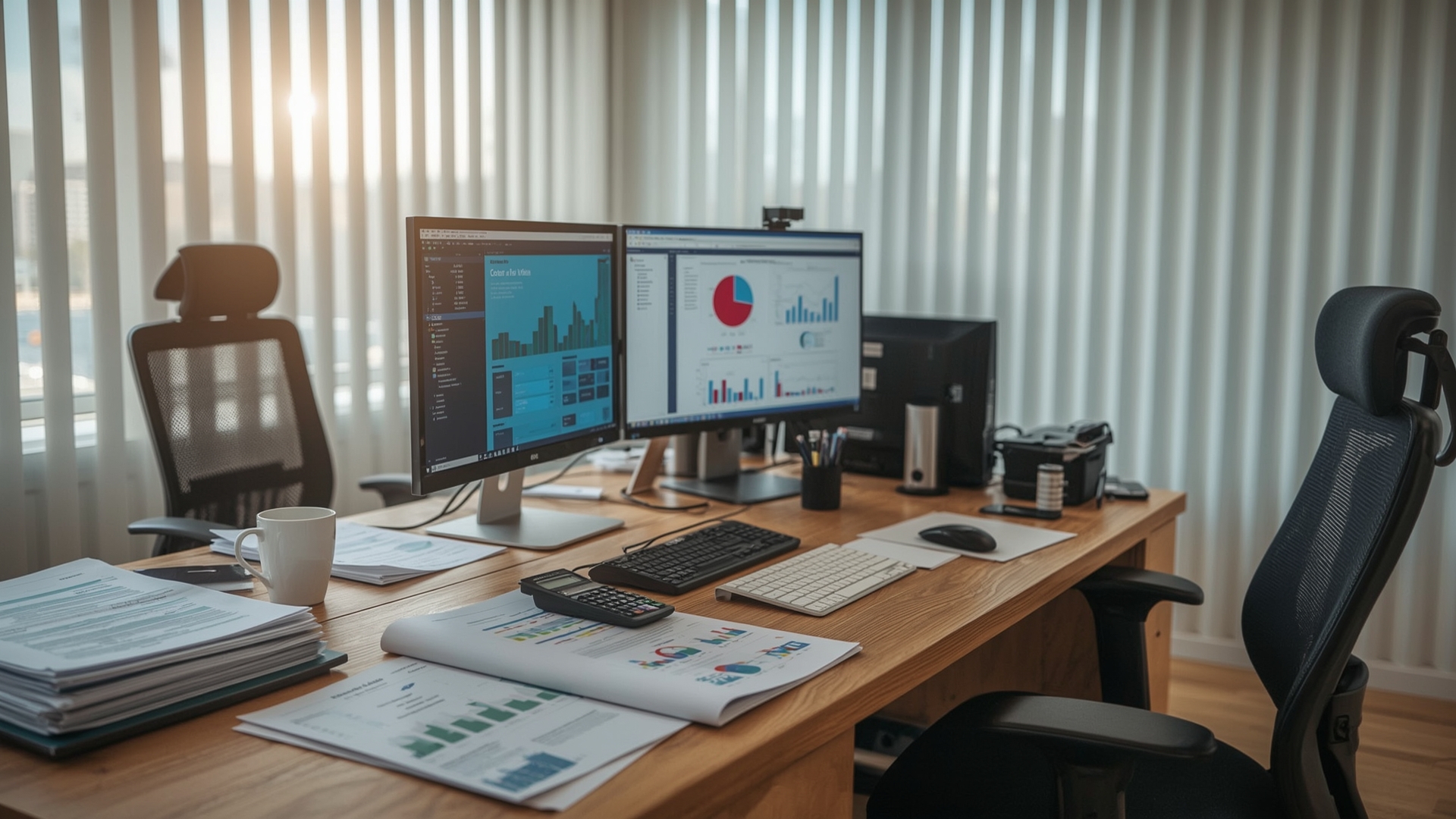 Equipo profesional de prionavesthalo trabajando en análisis financiero